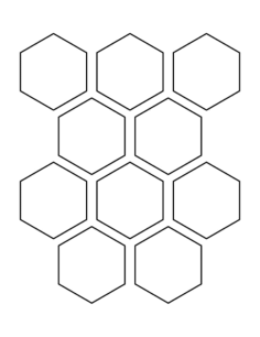 Two And A Half Inch Hexagon Coloring Pages Pdf, Free Vectors File